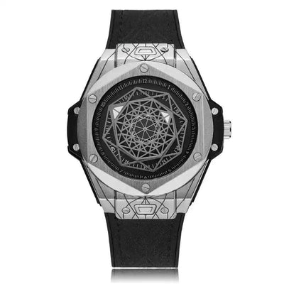 Montre de luxe avec aiguilles géométriques Spectra par GIRRŌS - Design Unique et Moderne - GIRRŌS