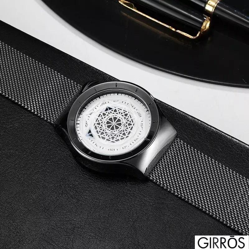 Montre Géométrique Unisex Solaris par GIRRŌS - Design Solaire et Innovant - GIRRŌS