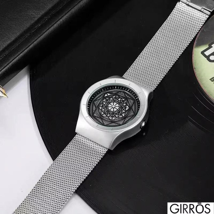 Montre Géométrique Unisex Solaris par GIRRŌS - Design Solaire et Innovant - GIRRŌS