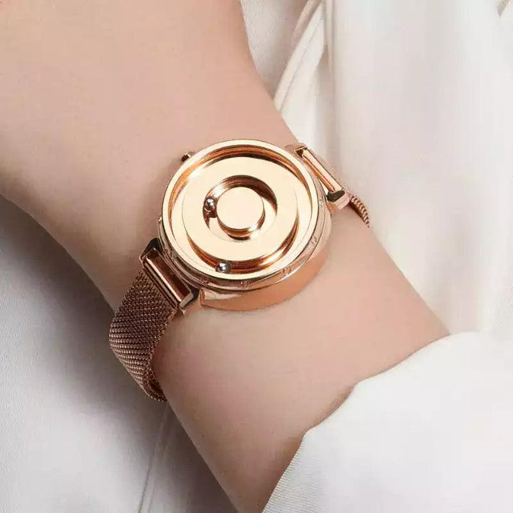 Montre à bille magnétique pour Femme - Venesia : L'Élégance Céleste au Féminin - GIRRŌS