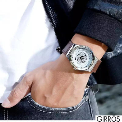 Montre Géométrique Unisex Solaris par GIRRŌS - Design Solaire et Innovant - GIRRŌS