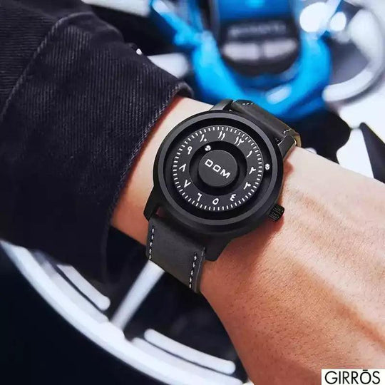 Montre Magnétique avec Chiffres Arabes pour Homme DOM par GIRRŌS