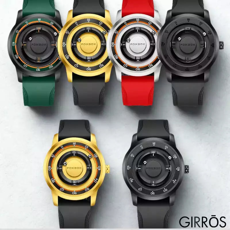 Montre à Billes Magnétiques Homme – FoxBox 2.0 (Édition 2026) : Nouvelle Génération d’Élégance